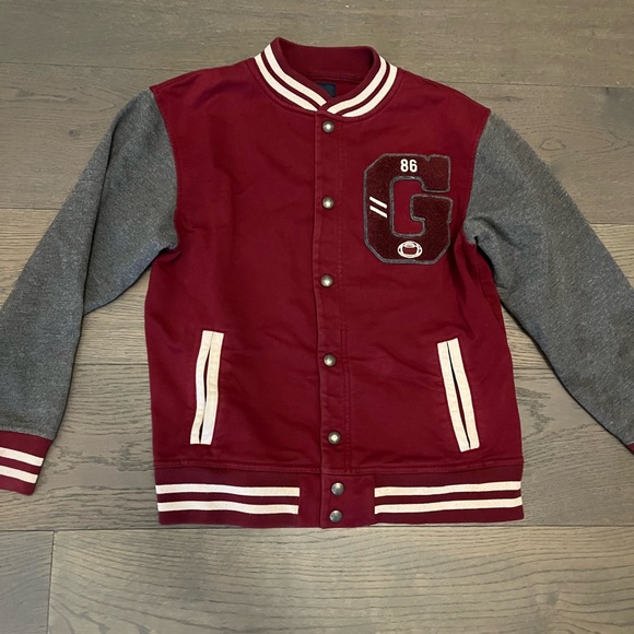 Gap kids varsity spring/fall jacket sz 12 EUC retail $125 - Picture 2 of 4